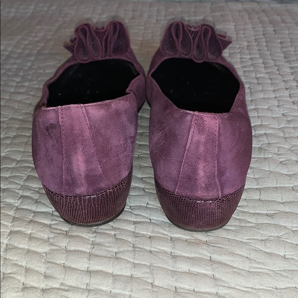 AMALFI SUEDE AND EELSKIN BALLET FLATS - Picture 4 of 7
